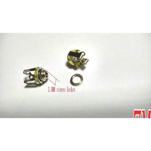 100PCS 3.5MM stereo Chassis/Panel Socket With Switch Audio ADAPTER New