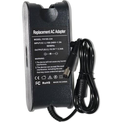 65W 19.5V 3.34A For Dell Inspiron 15 1750 1545 1525 6000 8600 PA12 XPS M1330 PA-12 AC Laptop Adapter Charger Power Supply