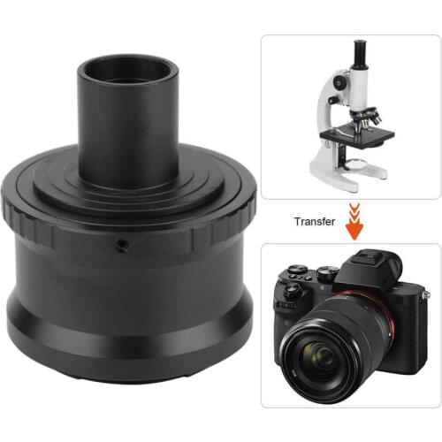 Lens Adapter T2-NEX Metal 1.25 inch Telescope Mount Adapter Ring to Fit for Sony NEX E Mount Camera Len Accessories