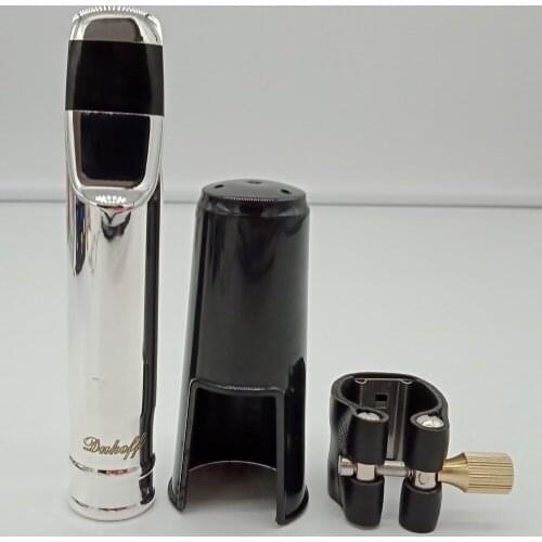 New De Xin Tenor Soprano Alto Saxophone Metal Mouthpiece Professional Advanced Sax Mouth Pieces Accessories Silvering