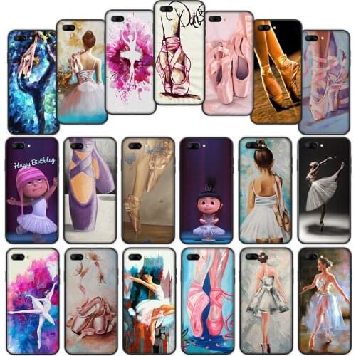 Ballet Girl Shoes Ballerina Soft Cover Case for Huawei Mate 30 20 Lite Y6 Y7 Pro P Smart Z Plus