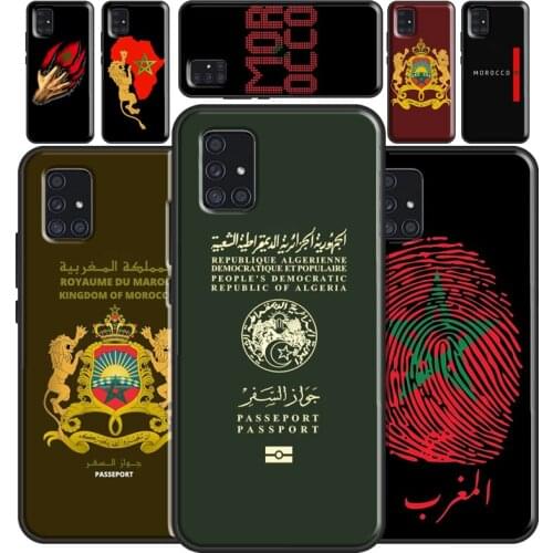 Morocco Flag Coat Of Arms Case For Samsung Galaxy A21S A20e M21 M31 A11 A10 A40 A7 2018 A51 A71 A50 A70 Coque