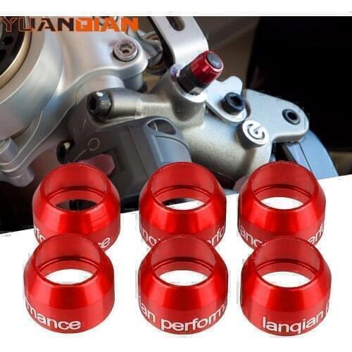 For Ducati SPORT TOURING ST2 1997-2003 2002 2001 2000 1999 1998 Motorcycle Billet Bleed Valve Cover Kit Caliper Master Cylinder