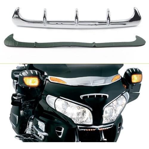 GL1800 Gold Wing Motrocycle Decoration Parts Fairing Scoop Air Vent Duct Trim For Honda Goldwing GL 1800 2001-2011 Chrome