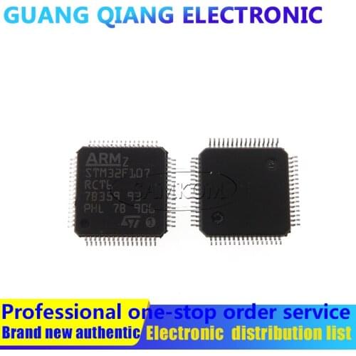 1PCS STM32F107RCT6 IC MCU 32BIT 256KB FLASH 64LQFP