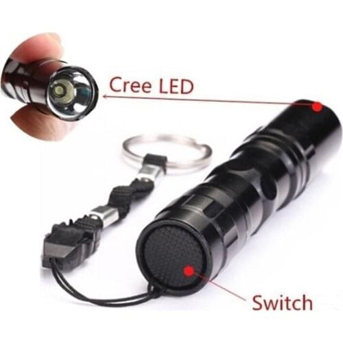 Mini Portable Pocket LED Super Bright Torch Lamp Flashlight Water Resistant Hand Strap