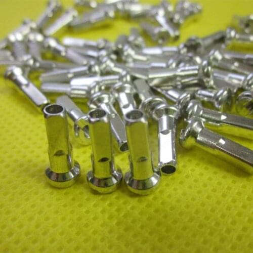 Special Offer Pillar PB14 PB14H 12 14 16mm 0.95g/pc Bicycle Nipples 50pc/lot Gauge 14 Silver Round or Hexagon Bike Accessory