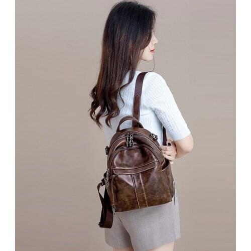 Obstiné Womens Brown Backpacks