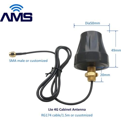 AMS Factory Wholesale Antennas for Communications screw mounted high gain 8dbi external wireless lte 4g antenna indoor