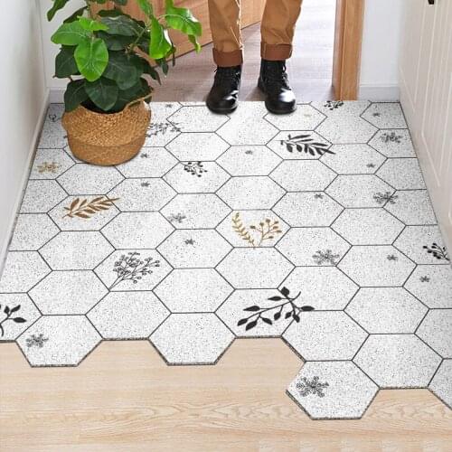 Custom Floor Mats Carpet Corridor Living Room Bedroom Bathroom Hallway Kitchen Doormat Carpet Cuttable Non-slip Entrance Doormat
