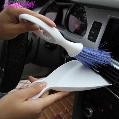 Car Slot dashboard ventilation cleaning brush and air outlet armrest brush for Citroen Peugeot 206 207 208 301 307 308 407