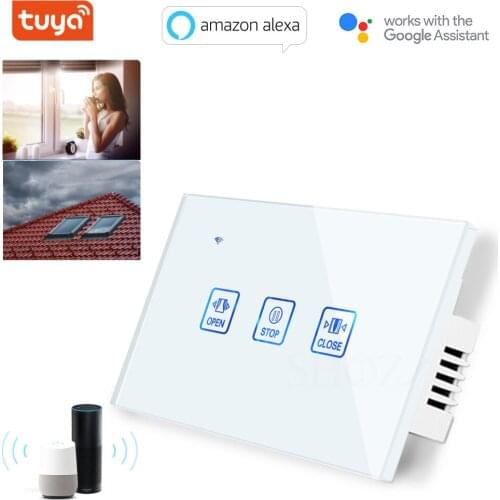 TUYA WiFi Smart Curtain Switch for Electric Motorized Curtain/Rolling Blind Roller Shutter Works with Alexa and Google Home