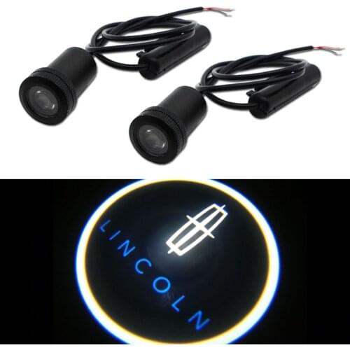2pcs Car LED Ghost Shadow welcome Door Light Laser Projector logo Courtesy Emblem For Lincoln MKC/MKT/MKX/MKZ/Navigator