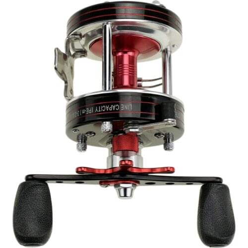 All-metal Drum Wheel Black Fish Special Horizontal Wheel Drum Boat Fishing Reel Fishing Wheel 5.3:1 13+1BB