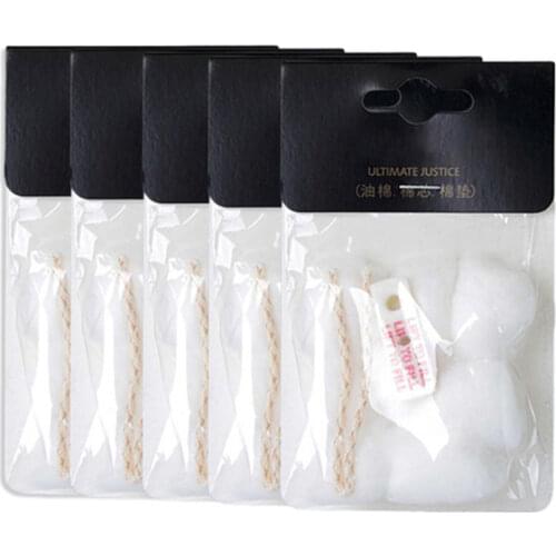 3Pcs/Lot General Oil Absorbent Cotton Core Wicks Cotton Pads Kit Fit For Zippo Kerosene Lighter Replacement DIY Accessories