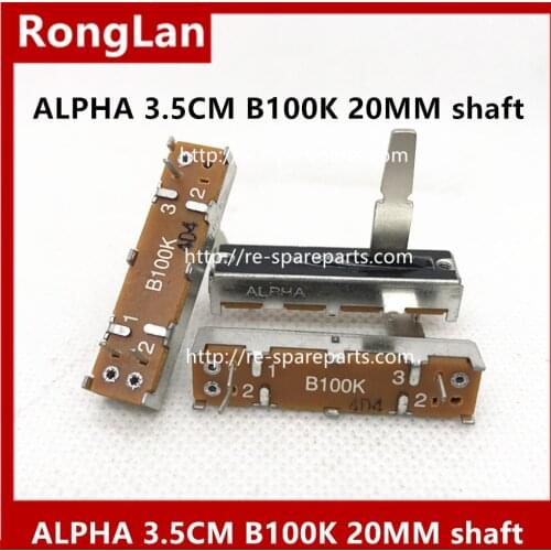 [BELLA]Fuhua 4.5 cm sliding Single Potentiometer B100K--10PCS/LOT