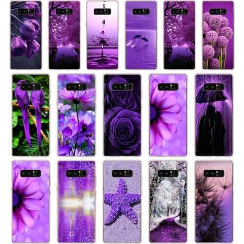 41 infinity on purple Soft Silicone Tpu Cover phone Case for Samsung Galaxy note 4 5 8 10 Grand Prime S4 S5 Case