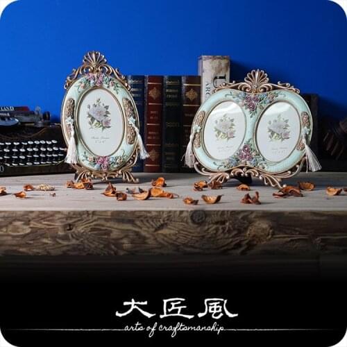 Dajiang classical European Baroque wind totem diamond creative decorative tassels rose lovers wedding Memorial photo