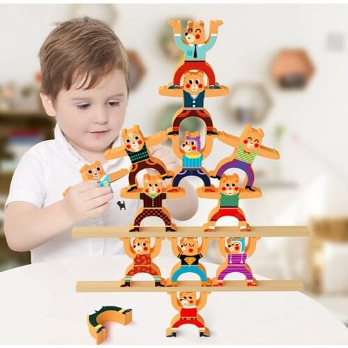 Children Hercules Jenga Building Block Balance Toy Early Education Puzzle Parent-child Interaction Jenga
