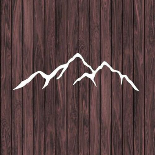 Creative Mountains Stickers On The Car Fashion Vinyl Car Decorative Accessories Black/White