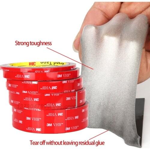 3M VHB Acrylic Adhesive Double Sided Foam Tape Strong Waterproof High-quality Heavy Duty For Home Car Office Bathroom Kitchen