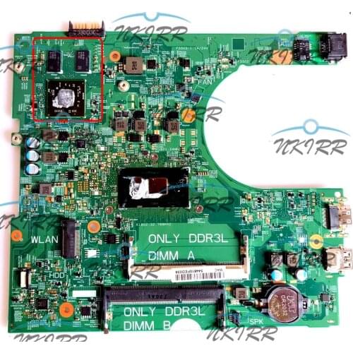 Iris SKL 14236-1 CPWW0 4M8WX DYXNC DDR3L I5-6200U CPU R5 M315 2GB motherboard for Dell Inspiron 14 3459 3468 3559 3568