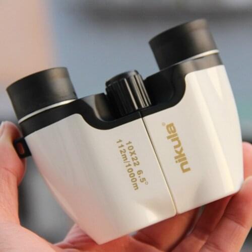 Mini Binoculars 10X22 Portable All-optical High-definition HD Wholesale Low Light Night Vision Binoculars Monocular Telescope