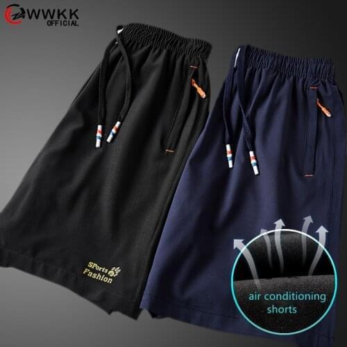 WWKK 2021 New Summer Casual Shorts Mens Fashion Style Man Home Shorts Asian Size Men Male With Pocket Breatheable Sport Pants