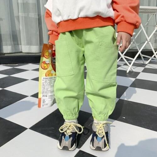 Toddler Girls Pants Spring Autumn Casual Korean Harem Pants 2 3 4 5 6 Years Children Trousers 2020 New Arrival Baby Kids Pants