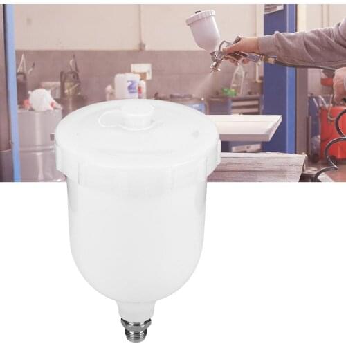 600ml Plastic Hvlp Paint Cup Pot For Sata Sprayer Cup Connector Jet Paint Sprayer Professional Durable Sturdy Large Capacity