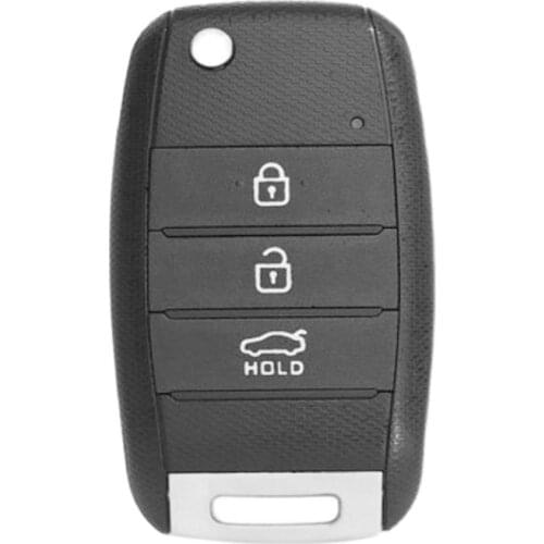 Brand New Keyless Entry 3 Buttons Flip Folding Remote Key Shell Case For Kia K3 Fob Key Cover 2PCS/lot