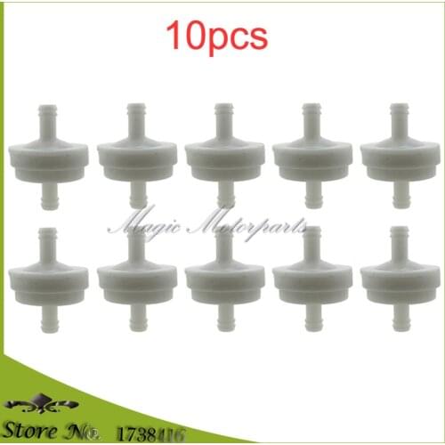 10x Fuel Filter For Briggs & Stratton 394358 394358B 394358S 4112 5098 5098H 5098K Simplicity 173206 173206SM Gravely 21534000