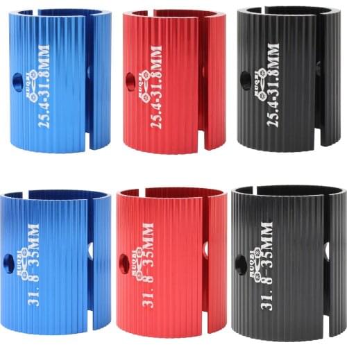 31.8-35mm Bicycle Handlebar Conversion Sheet 25.4 to 31.8 mm Installation Aperture Adjust Transformer MTB Road Bike Fixed Gear