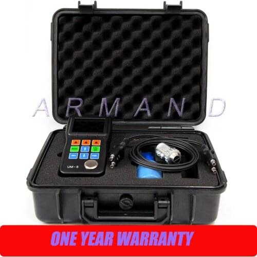 High Precision Ultrasonic Thickness Gauge A&B Scan UM-5 TFT Color Screen Digital Thickness Tester