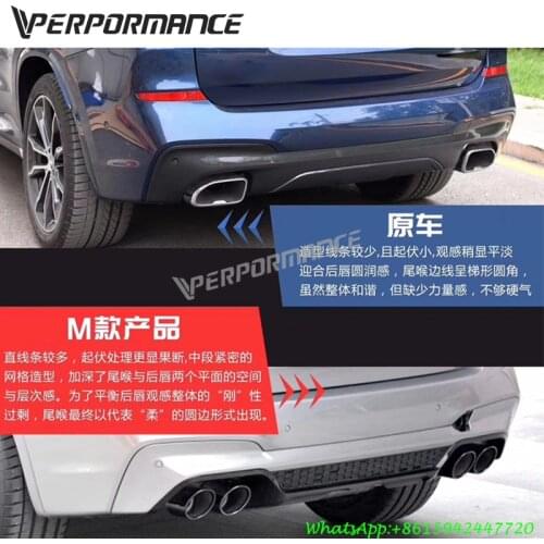 Rear diffuser X3M rear diffuser for X3 G01 M rear diffuser for 2019year