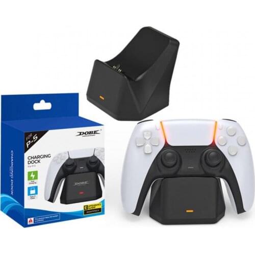 For PS5 Controller Charger USB Single Charging Dock Stand Station Cradle For Sony Playstation 5 For PS5 Gamepad Controller New