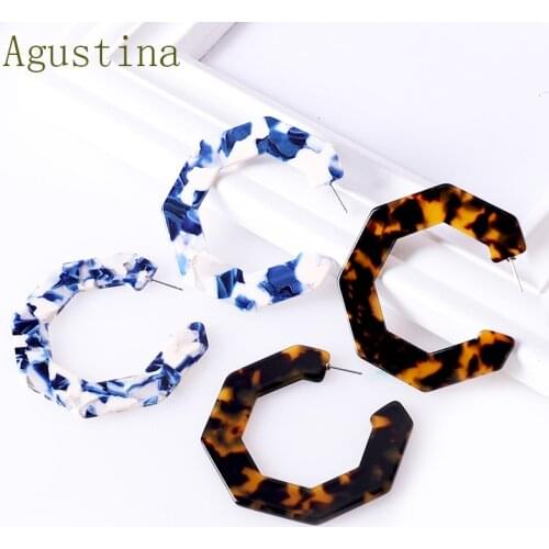 CC Earrings Fashion Jewelry Women Dangle Drop Acetate Girls Aretes DePlata Bohemian Acrylic Resin Star Cute Earring Wholesale GG