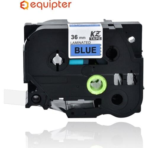 36mm Tze561 label Black on Blue Compatible for P-touch Tze tape cartridge Tz-561 Tze-561 TZE561 TZE for Brother label printer