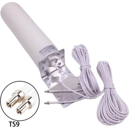 4G LTE Outdoor Antennas SMA Omni Antenne 5 Meters dual Connector Cable for Huawei ZTE Router Modem