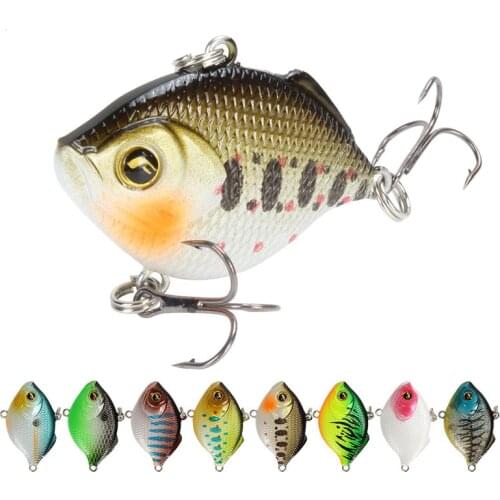 8.6g 4.5cm Fishing Lure Perch Jerkbait Artificial Crankbait Wobbler Fishing Hard Lures Fishing Vibration VIB Bait Swimming Bait