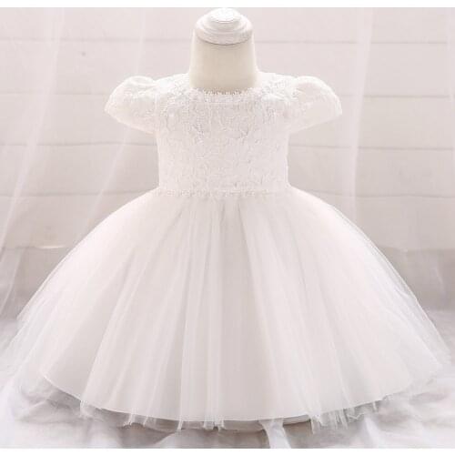 Children Girls Dress Kids BabyToddler Princess Infant Wedding Birthday Party Beaded Mesh Lace Ball Gown Dresses Vestido S9048
