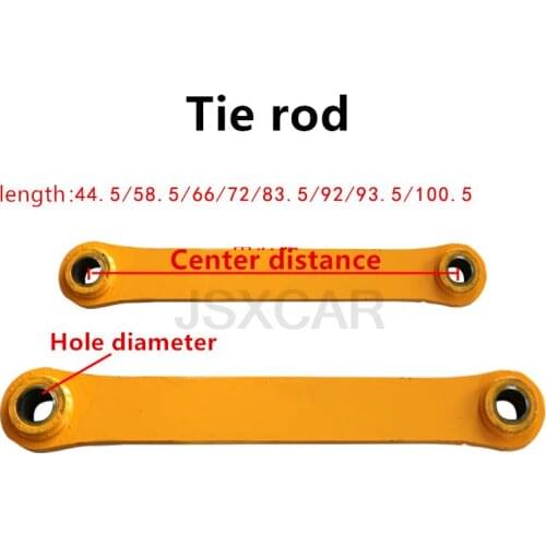 For Mingyu Shanyu small loader forklift tie rod accessories bucket tie rod Retracting rod connecting rod Boom S arm