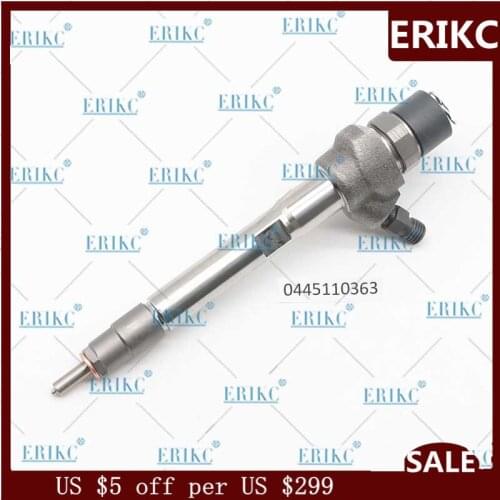 ERIKC 0445110363 Diesel Common Rail Injector 0 445 110 363 Assembly 0445 110 363 FOR ISUZU JMC 4D24 4JB1 9P2-9K546-AA
