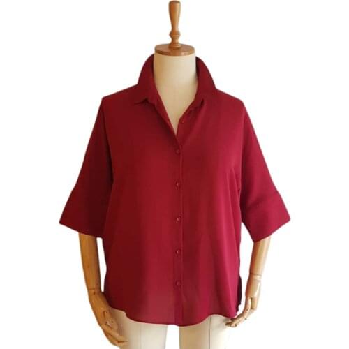 Hanezza Womens Chiffon Shirts