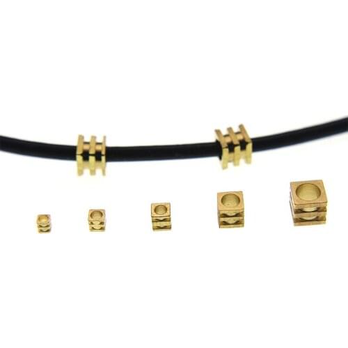 50pcs 2mm 2.5mm 3mm 4mm 5mm Metal Original Brass Spacer Beads for Jewelry Making fit Charm Bracelet Necklace Jewelry Findings