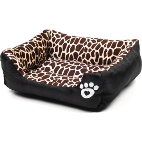 Washable Pet Dog House Autumn And Winter Warm Cat And Dog House Pattern-Zebra Litter Cute Dog Bed Lazy Animal Bed