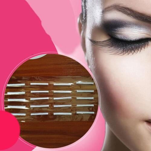 Lashes Extension Curling Rods Sticks These rods are already sticky 20Pcs/Set False Eyelashes Perming Curlers sticky