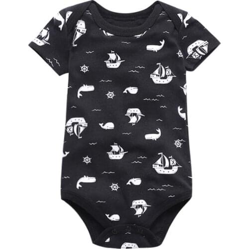 Babies Boys Short Sleeve Clothes Baby Girls Romper Newborn Toddler Infant 0-24 Months Body One Piece Rompers