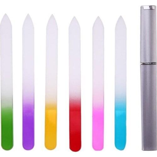 1000pcs Professional Glass Buffer Durable Crystal Nail Art File sanding Buffers Assorted Manicure Beauty Device Tools new