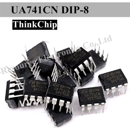 10pcs) UA741CN DIP-8 UA741CA UA741CP UA741 DIP General-purpose single operational amplifier